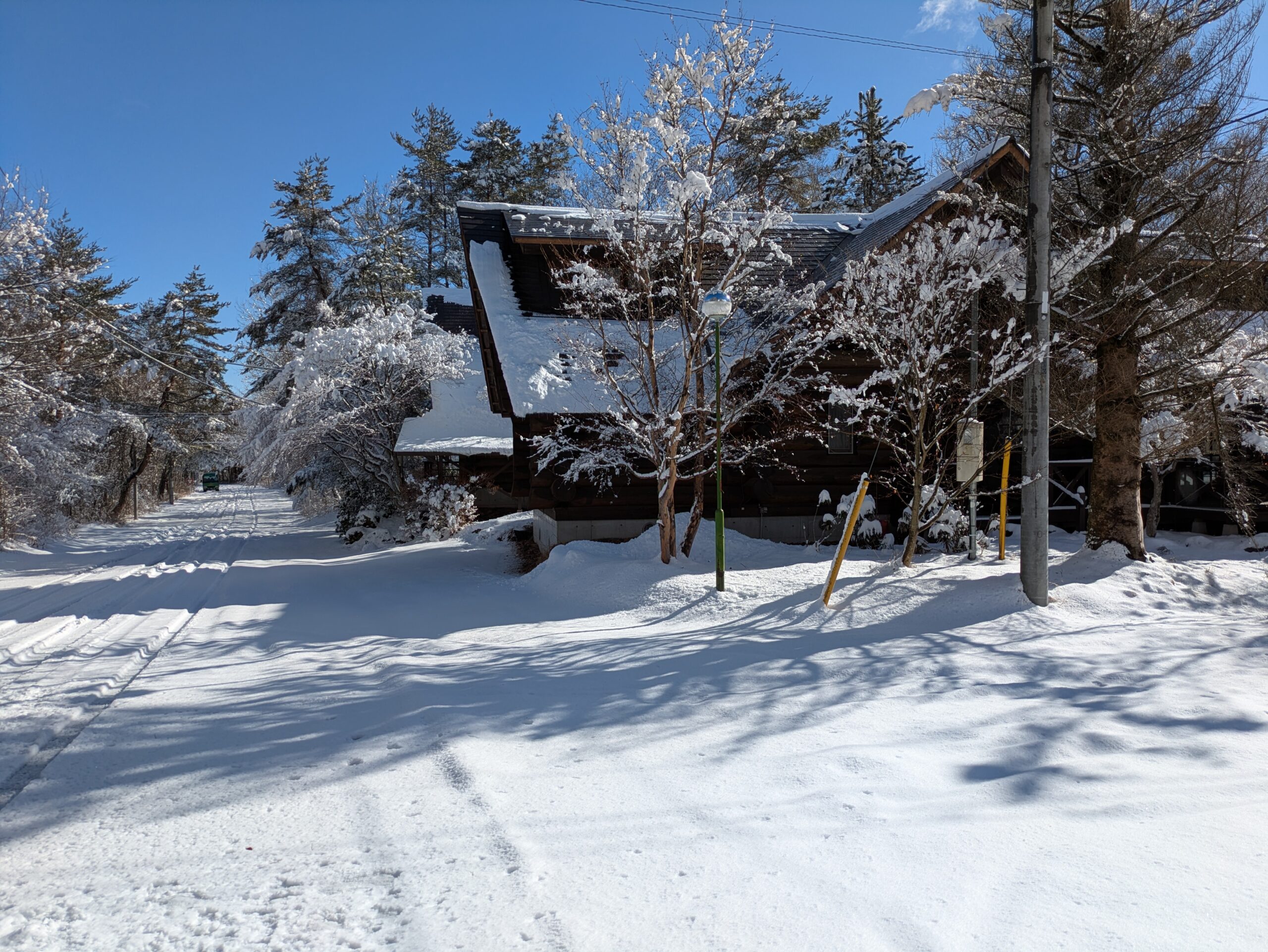 今季一番の積雪となったウルベビレッジ